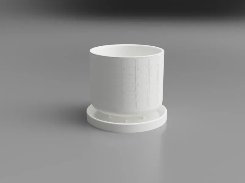 Plant pot with drainage v1