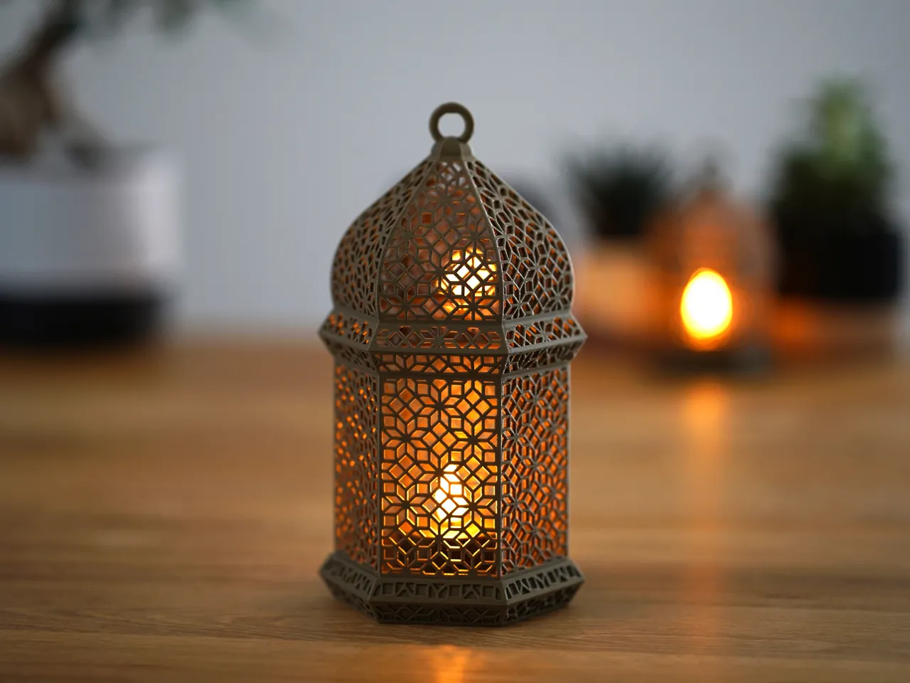 Arabic Lantern - LED Lamp / Tea Light view 2