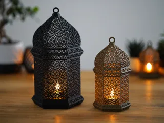 Arabic Lantern - LED Lamp / Tea Light