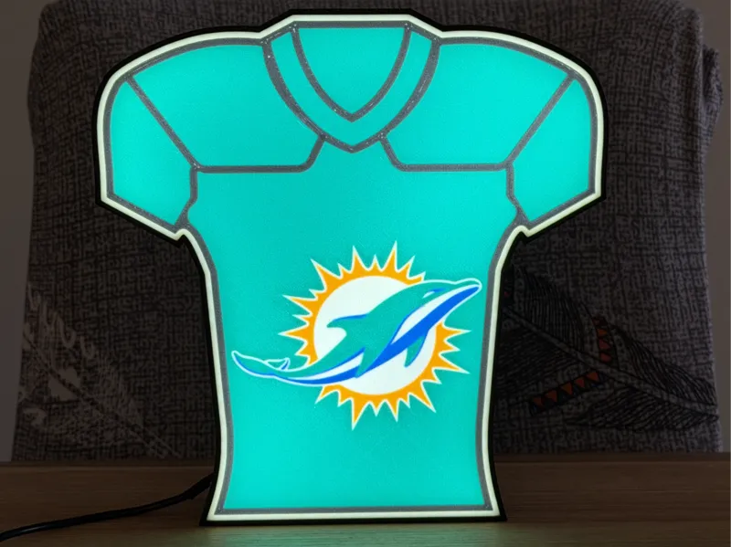 NFL Jersey Lightbox - Miami Dolphins