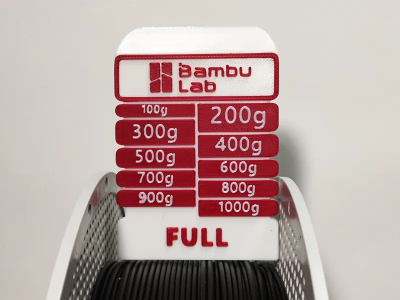 Filament Spool Meter & Scraper - Accurate & Ready
