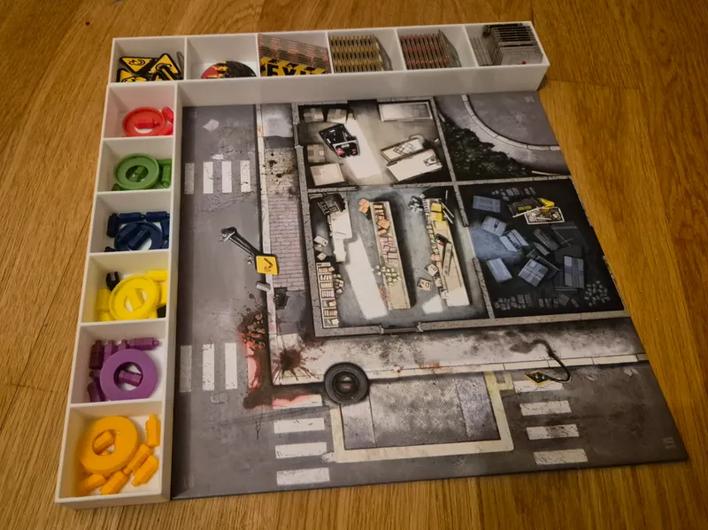 Zombicide 2nd Edition big inlay for the lower box