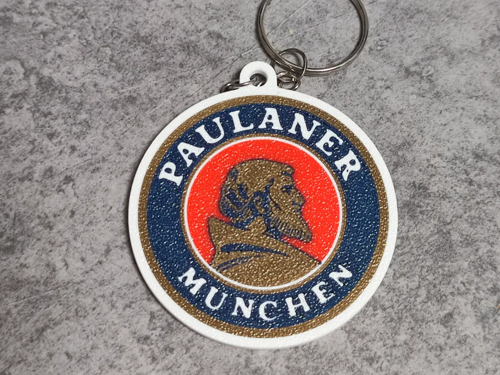 Llavero: Llavero Cervecero Paulaner München Icono Bávaro. Referencia del modelo original.