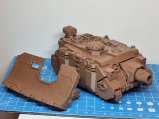 Bulldozer Tank Futuristic Tabletop Miniature