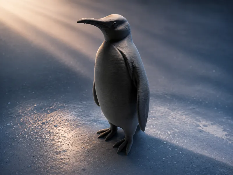 Königspinguin – Realistisches 3D Modell