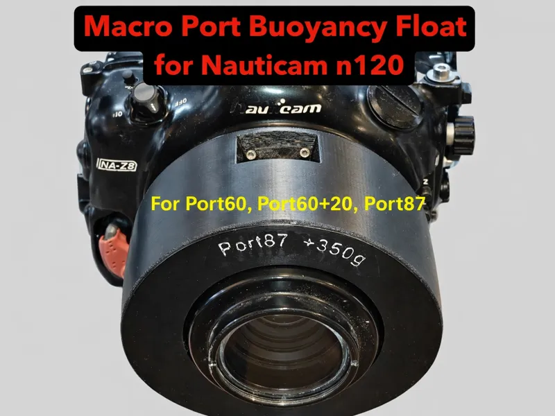 Macro Port Buoyancy Float for Nauticam n120
