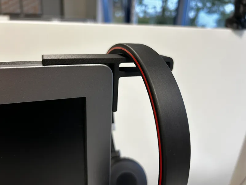 Universal headset monitor mount