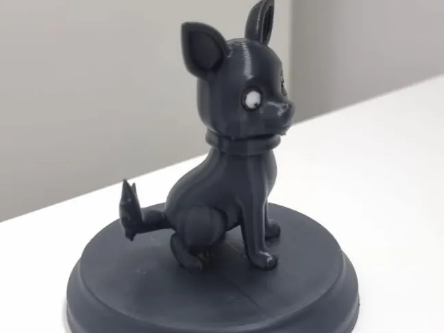 Dog with a stand