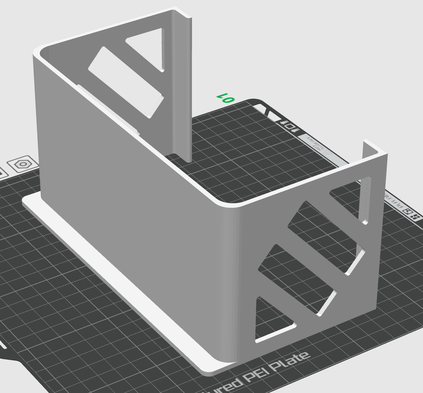 Miniatura 2 do modelo 3D 桌面置物架