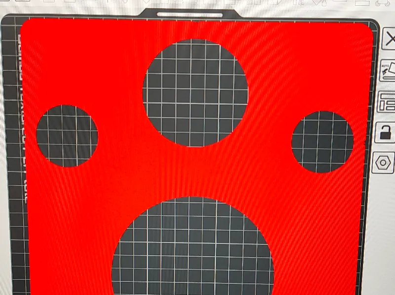 Wall hung toilet drilling template
