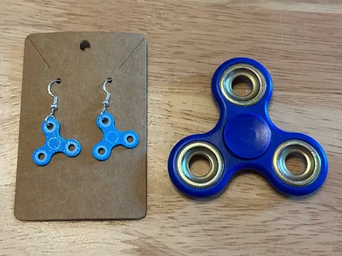 Fidget Spinner Earrings view 4