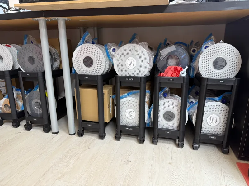 IKEA Vesken for filament cart