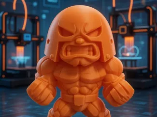 Orange Chibi Juggernaut – Marvel X-Men