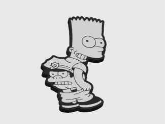 Bart 1312 keychain