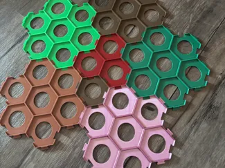 Dorfromantik 3 and 1 tile holder