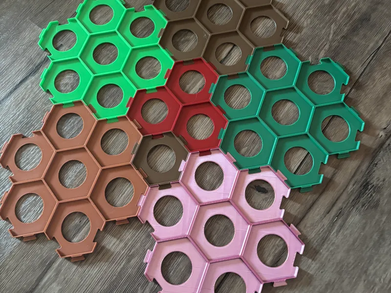 Dorfromantik 3 and 1 tile holder