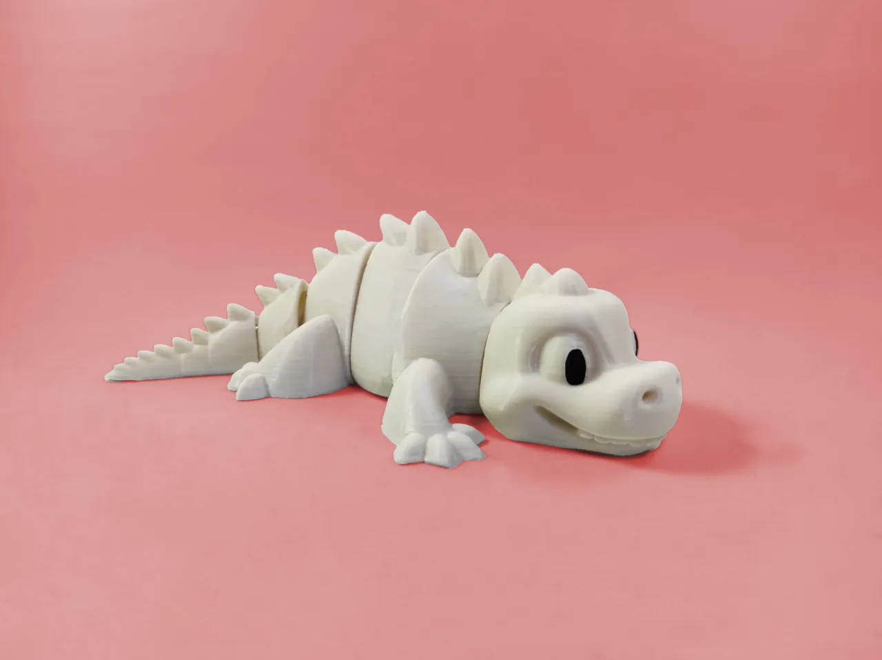 Articulated Cute Dinosaur view 2