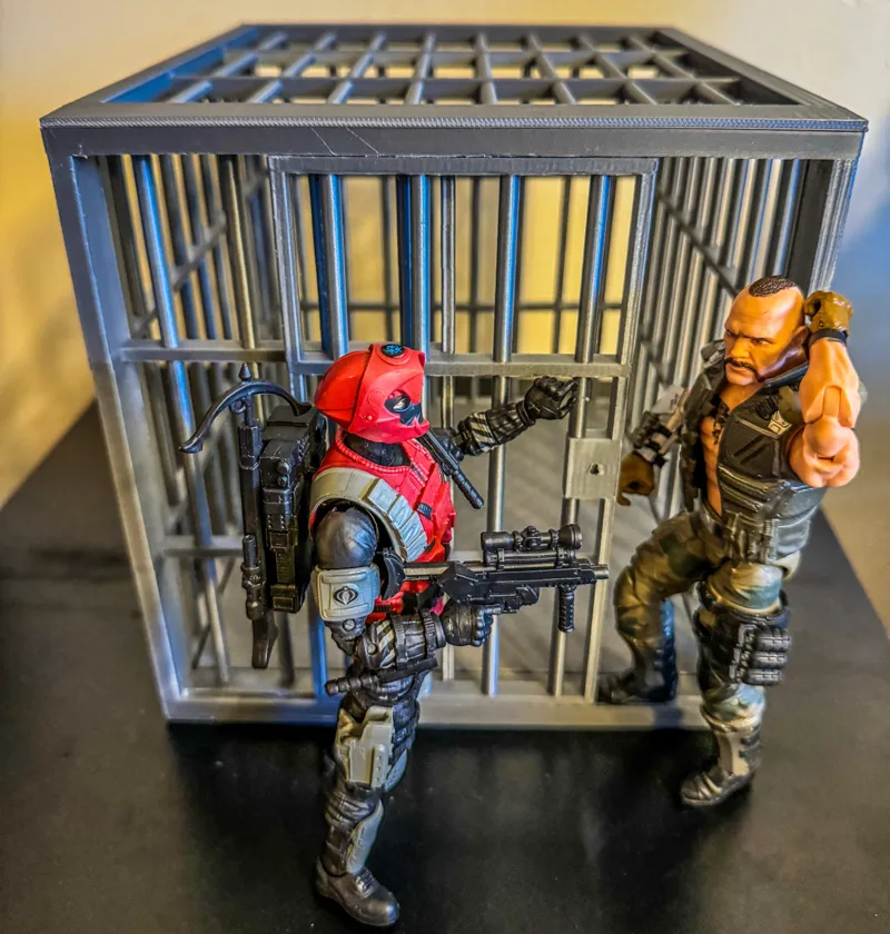Jail Cell for Gi Joe Classified scale