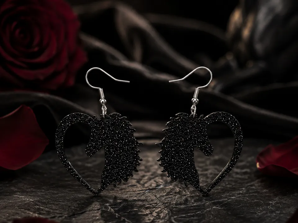 Pendientes: Wild horse mane earrings. Referencia del modelo original.