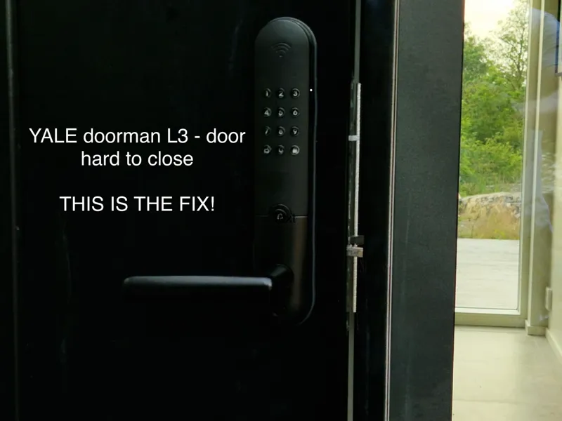 Yale doorman L3/L3S Adjustment plate- strike plate
