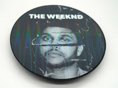 Vinyl Spiral Portrait - The Weeknd