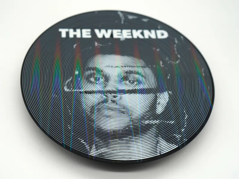 Vinyl Spiral Portrait - The Weeknd