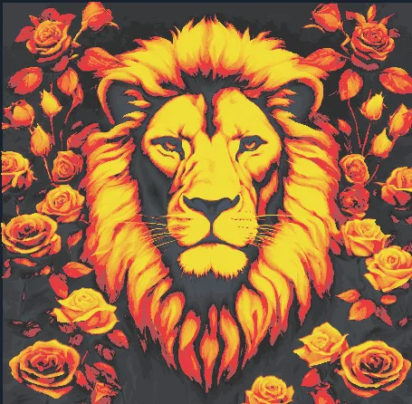 Leo with rosses HueForge