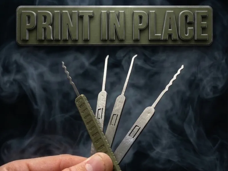 Covert Instruments Lock Pick Handle-Print in place