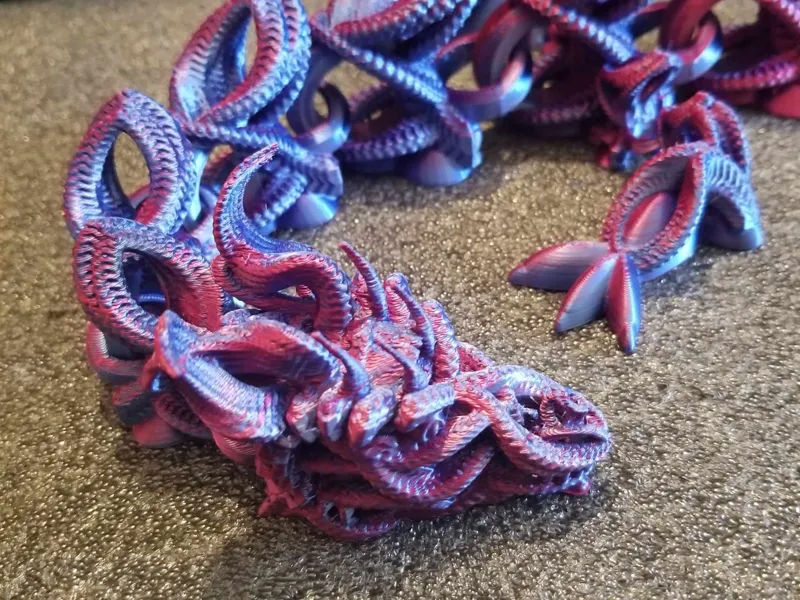 Shakaworld3D Twisted Rope Dragon Horns v2