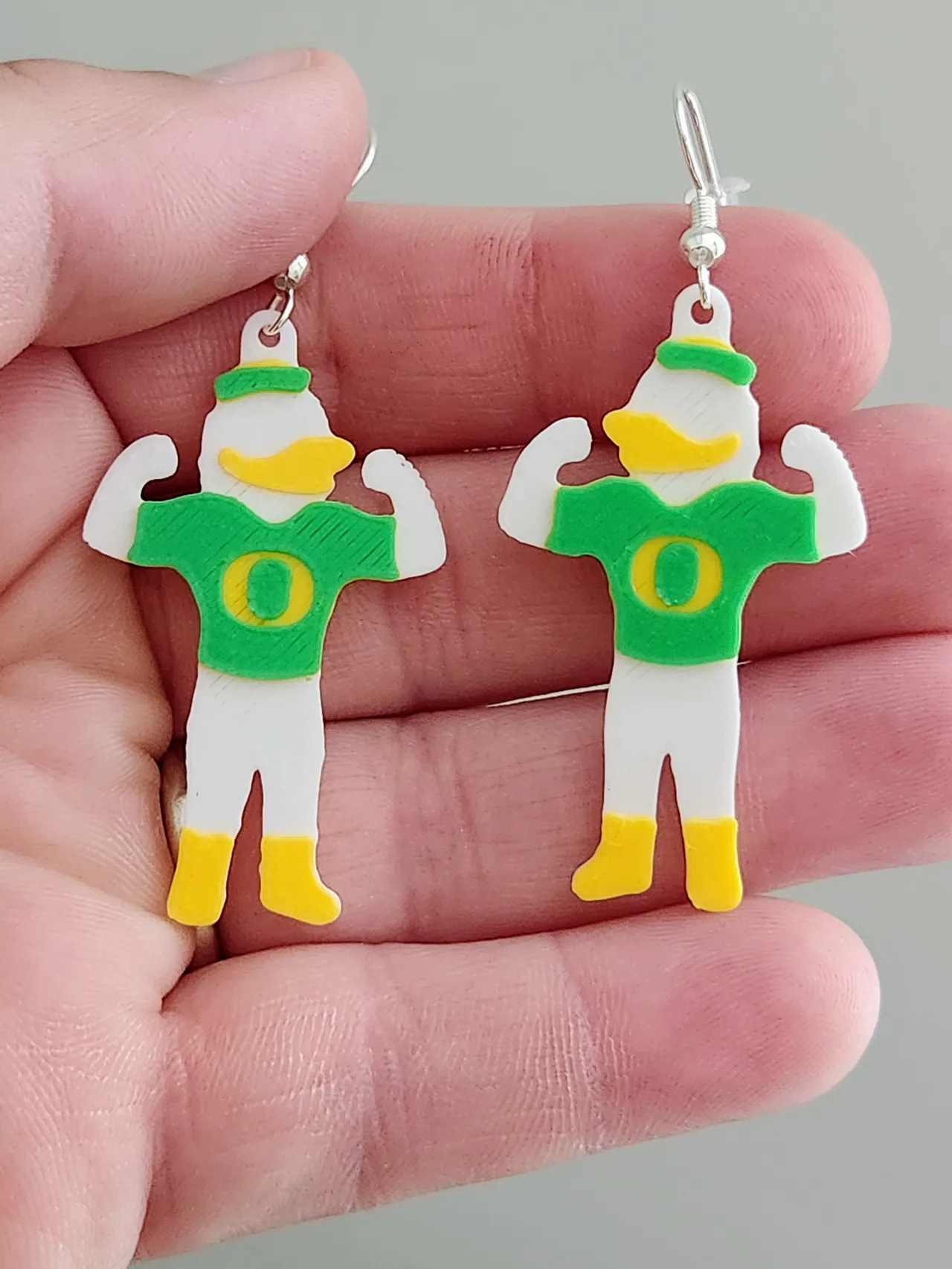 Oregon Duck Earrings view 3