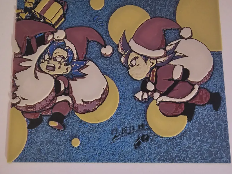 Cuadro navideño goku parte 3