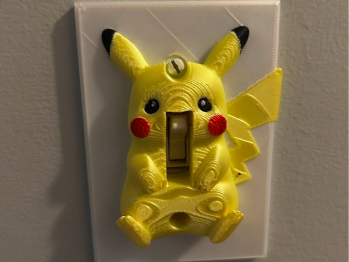 Pikachu Power! Interactive Character Switch Plate