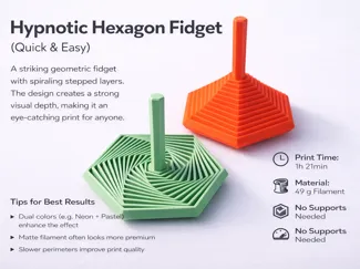 Hypnotic Hexagon Fidget