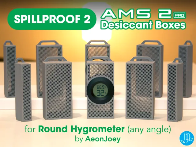 SPILLPROOF2 AMS 2 Pro Desiccant Boxes - Round