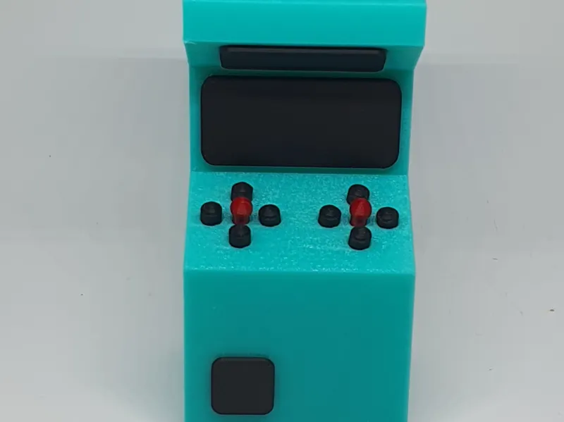 Compact 3D Printable Arcade Cabinet