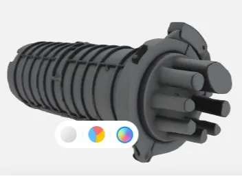 optical splice box keychain