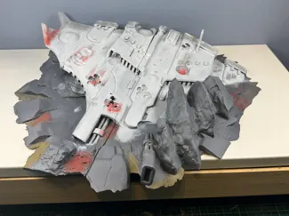 T’au Tiger Shark AX-1-0 Terrain peice