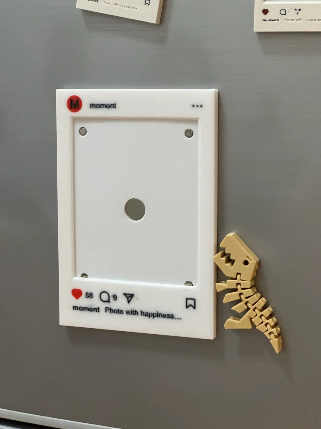 Miniatura 3 do modelo 3D INS风格冰箱贴相框，适用于富士拍立得相纸