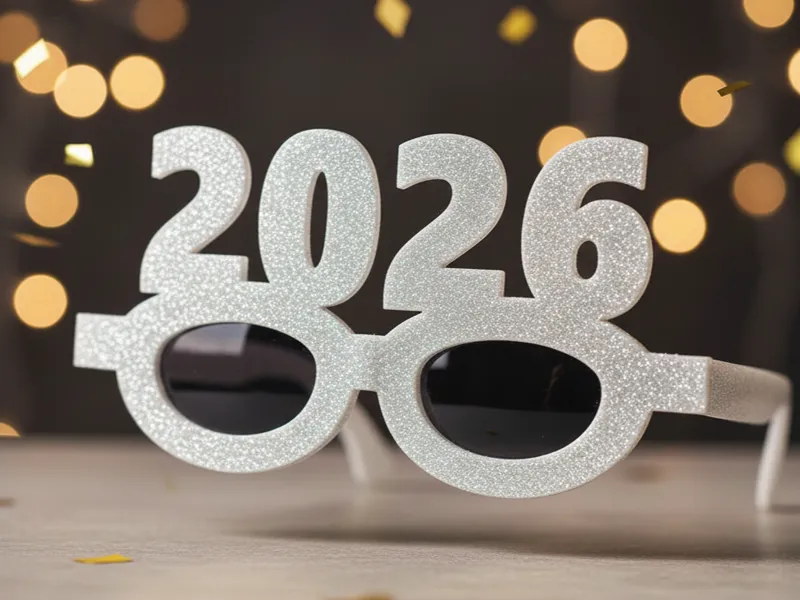 occhiali capodanno 2026