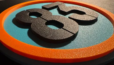 Race Number 83 - Gulf Style - Startnummer - V2