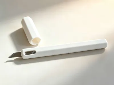 Utility/Carving Knife Handle with Cap