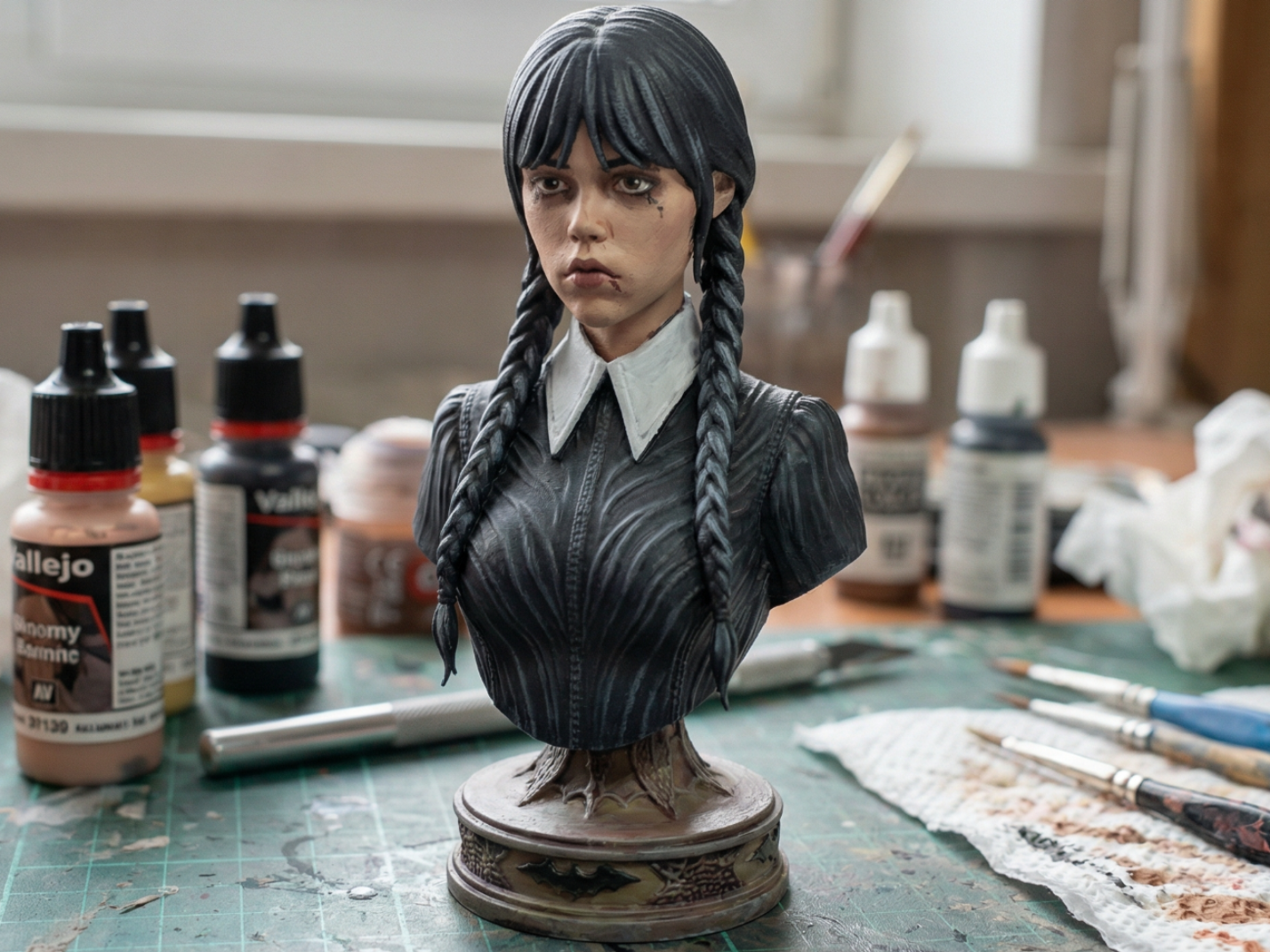 Wednesday Addams Bust