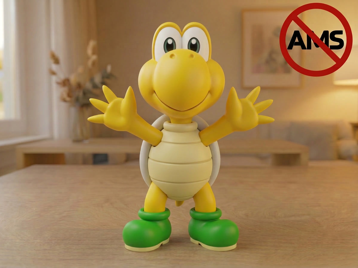 Koopa Troopa Mario Figurine (AMS+ No AMS Versions) - 1