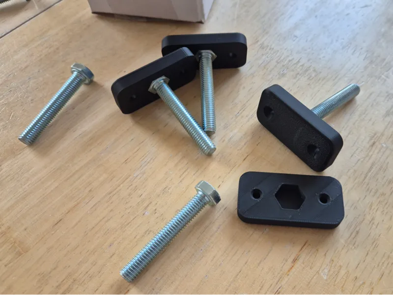 M8 Bolt Head Locking Plate Easy One-Side Fastening