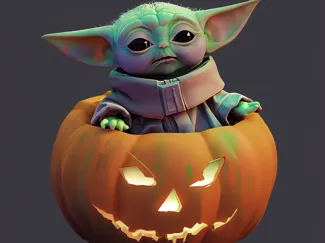 Hallo Baby Yoda Ween!