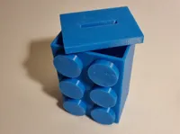 6x studs - 0.2mm nozzle, 0.1mm layer, 4 walls, 15% infill