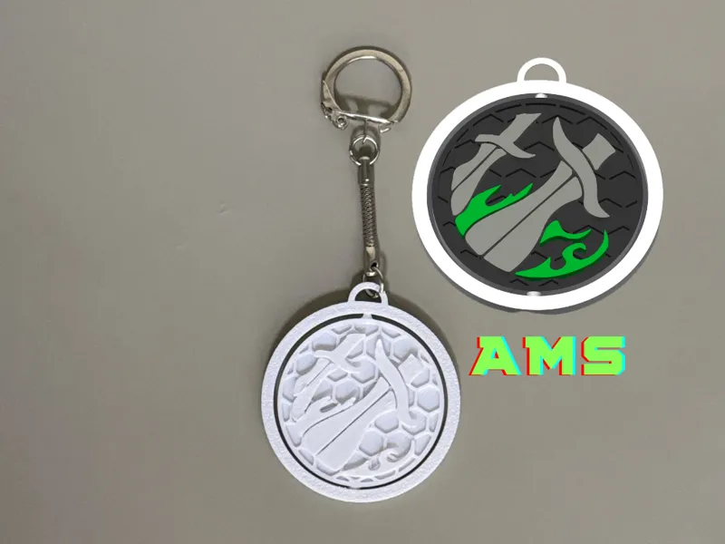 Rogue Spinner Keychain – Print in Place