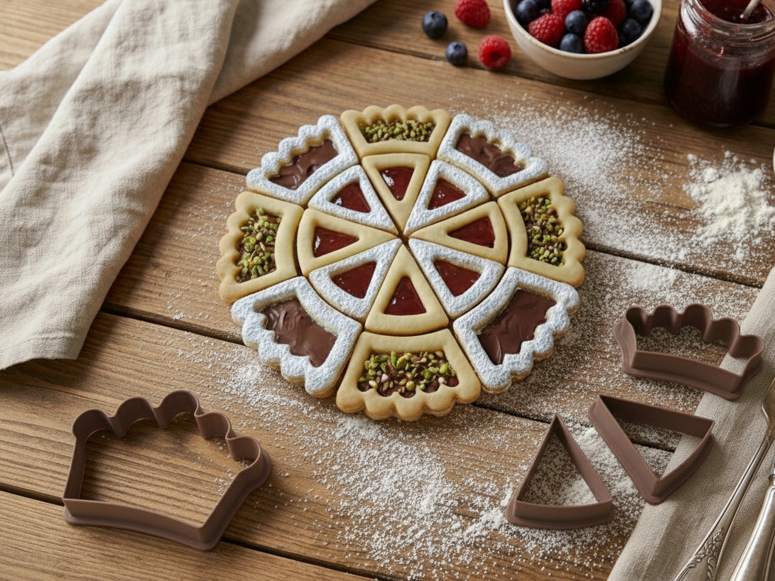 Set Tagliapasta per "Bis-Crostata" - Tipo 1