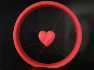 Suspended Heart - A Floating Valentine