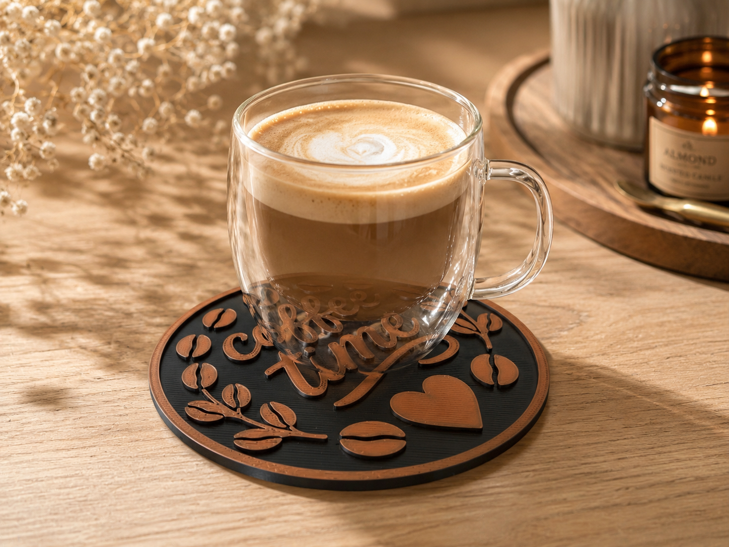 Coffee coaster 5 different kind 
